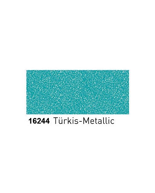 Dažai porcelianui su metalo blizgesio efektu (buteliukas 20ml) Turkis (Turquoise)