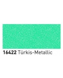 Markeriai porcelianui, keramikai su metalo blizgesio efektu (2-4mm), Turkis (Turquoise)