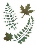 Trafaretas 18 x 24cm Paparčio Lapai (Fern leaves)
