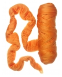 Merino vilna 19.5mic, Mandarinų oranžinė (Tangerine) vilnos likutis 0,035kg
