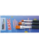 Hobby Line teptukų rinkinys (plokšti) Nr.4,8,12