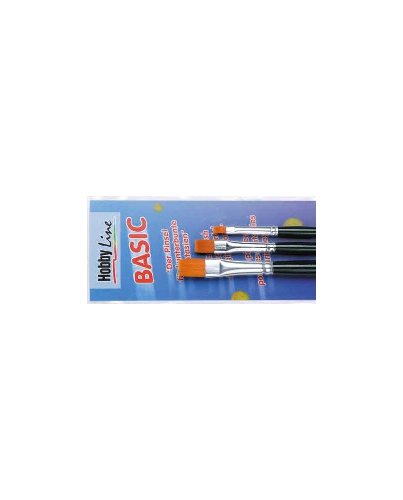 Hobby Line Brush Set BASIC,flat 