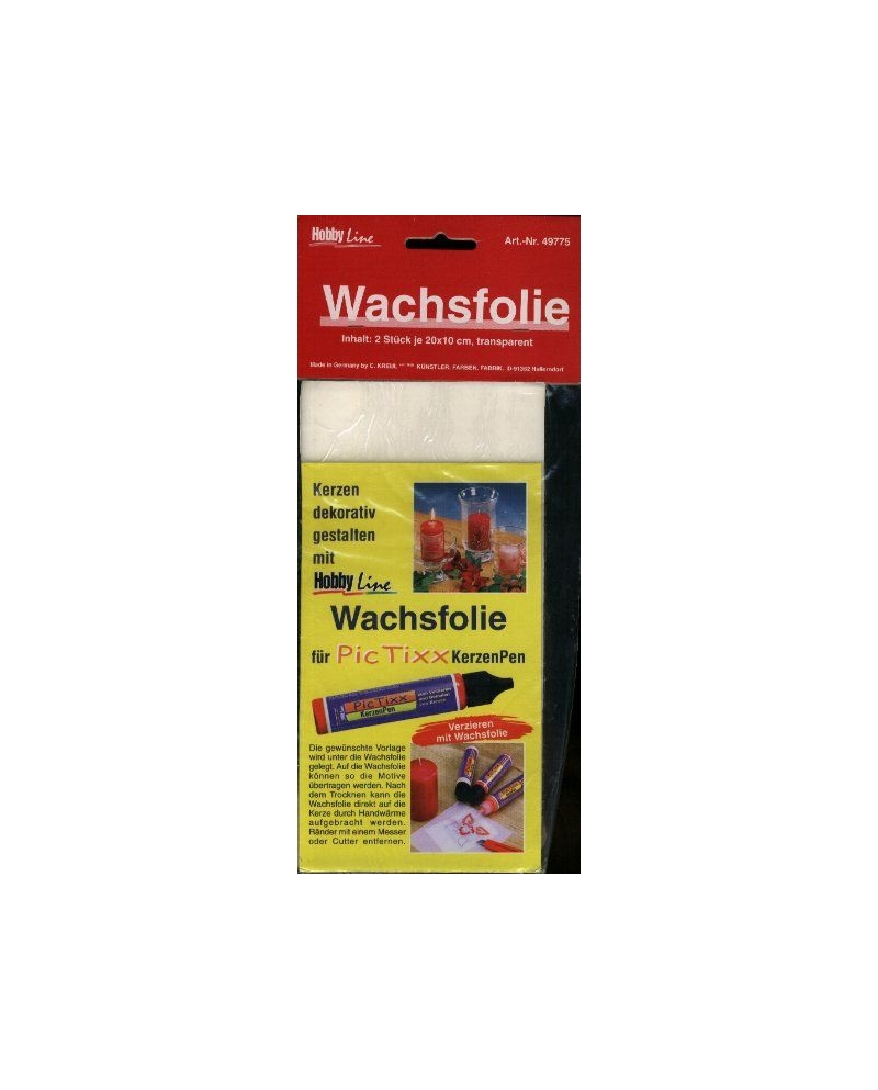 Wachsfolie 