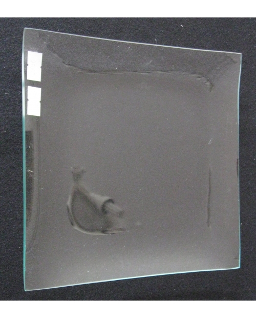 Stiklinė lėkštė (organinis stiklas), kvadratinė 20.0cmx20.0cm