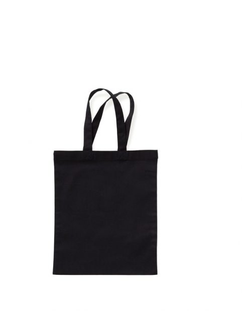 Mažas maišelis 24x28cm 100% medvilnė, spalva-juoda